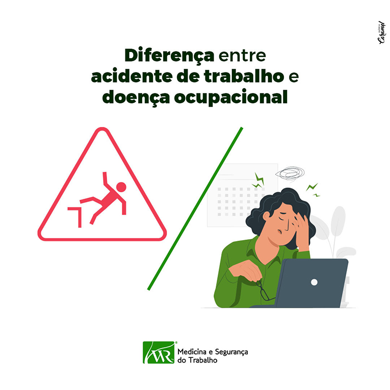 Qual a diferença entre Acidente de Trabalho e Doença Ocupacional?