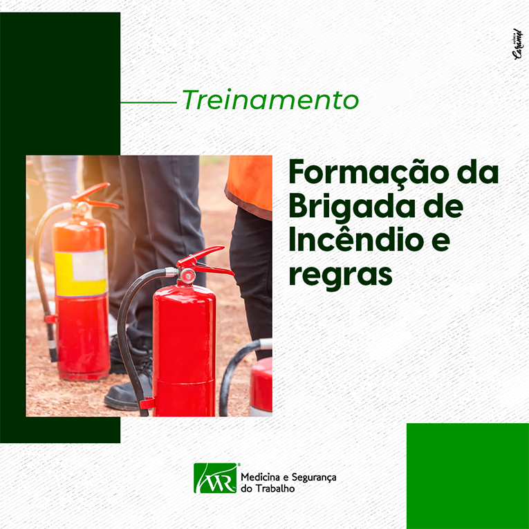 Treinamento: formação de Brigada de Incêndio e regras